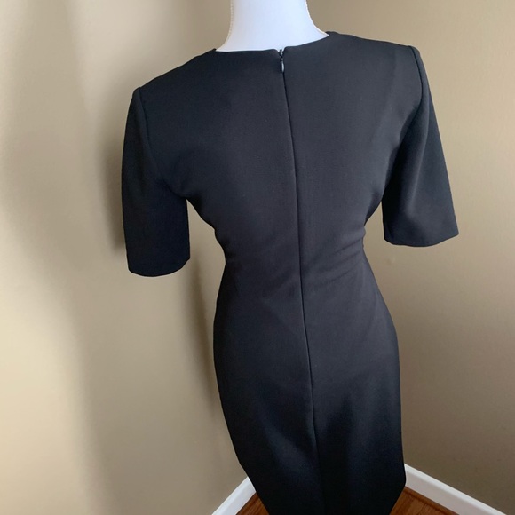 Tahari by ASL Side Drape Faux Wrap Dress - Picture 3 of 5